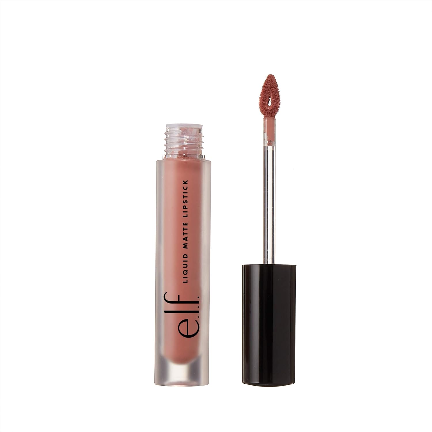 e.l.f. Liquid Matte Lipstick Long Lasting Formula, Praline, 0.10 oz.