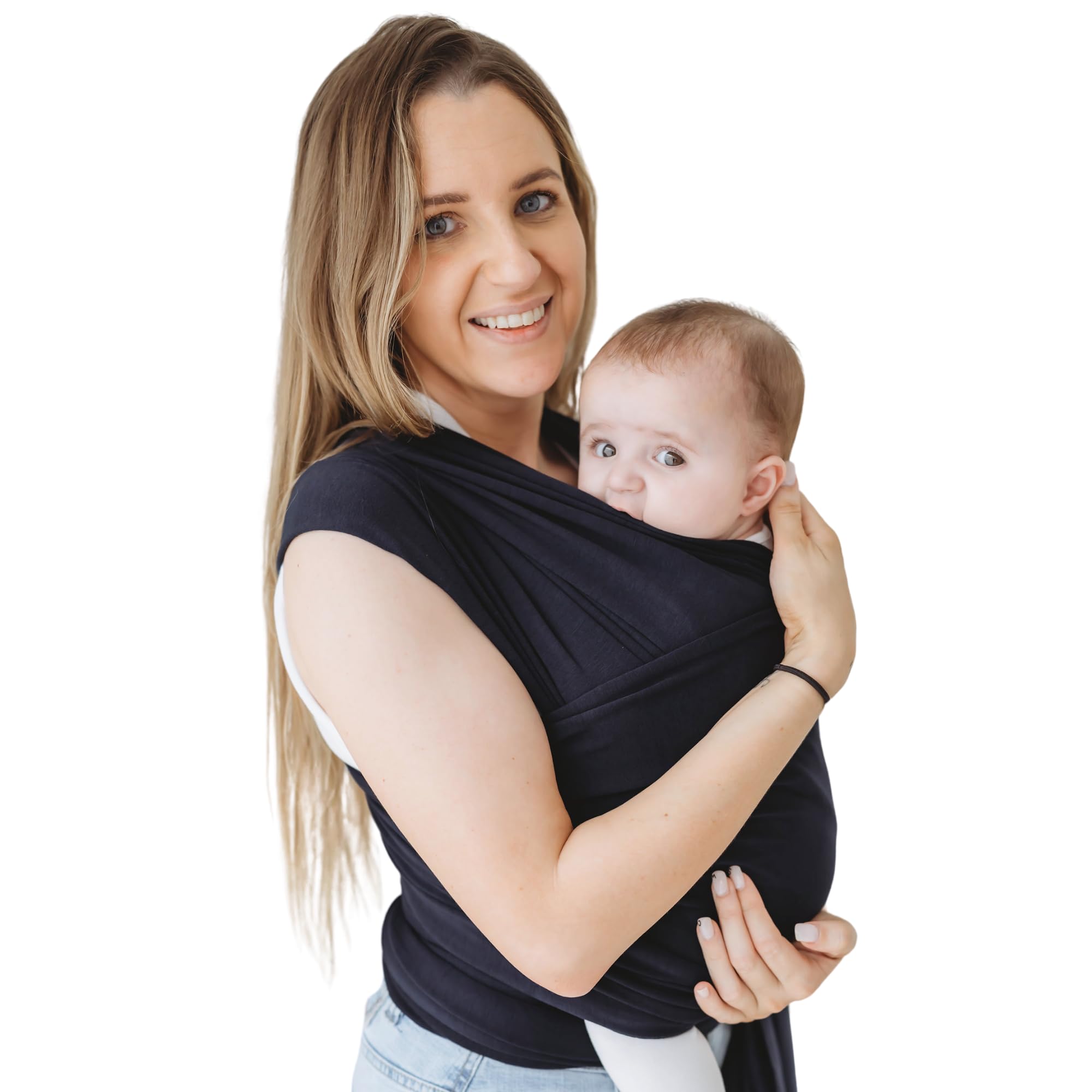 Baby Sling Wrap Newborn to Toddler Carrier, Stretchy Baby Wraps - Baby Sling Safety Tested, Hands-Free Baby Wrap Carrier, Newborn Sling - Baby Carrier