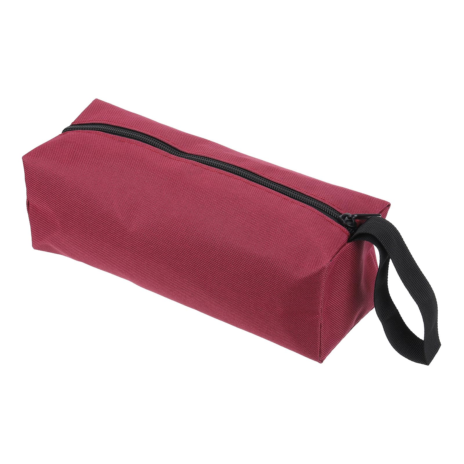 PATIKIL 10" Zipper Tool Pouch, Multipurpose Tool Bag Waterproof Tote Bag Storage Organizer for Screwdrivers Pliers, Red