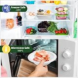 Ask Packaging 240 ml Bagasse Bowls - 100 Pack, Biodegradable Microwavable view 7
