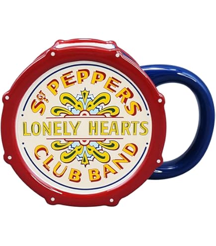 Pisapapeles The Beatles Logo Vidrio - Tambor Base Decorativo Oficina 6.8x3cm Negro/Blanco