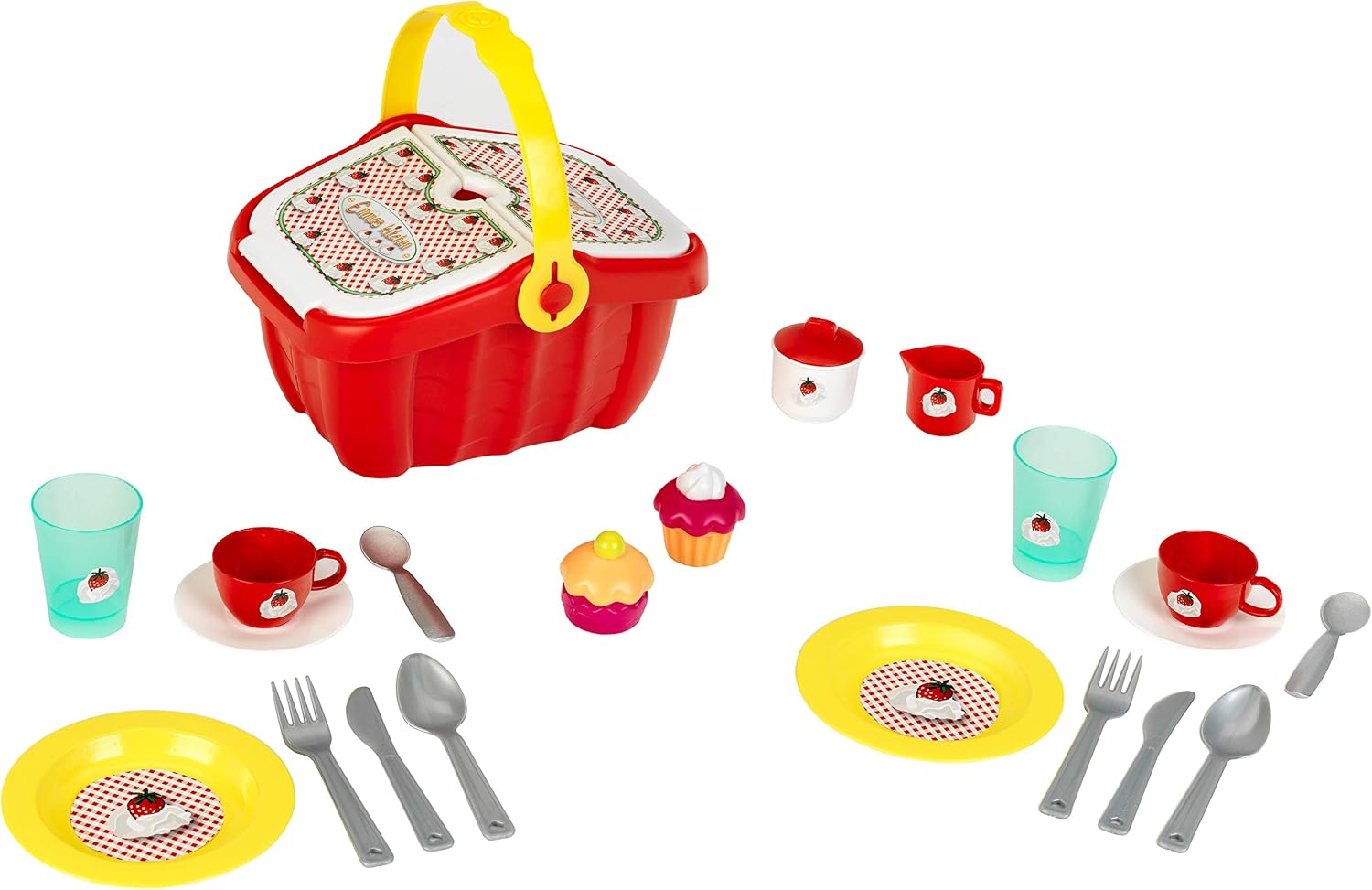 Theo Klein 9228 - Emma's Kitchen Picnic Basket, Toy, Multicolored, Small
