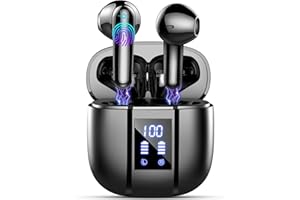 Wireless Earbuds, Bluetooth 5.4 Ear Buds HiFi Stereo, 2025 Wireless Headphones with 4 ENC Noise Cancelling Mics, 48H Playtime