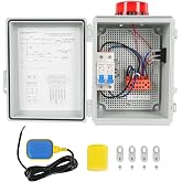 Sump Pump High Water Septic Tank Alarm for Pond Water Tank 110 db Alarm | with Bright Flashing Light IP67 Waterproof Casing Can Be Externally Connected to The Submersible Pump