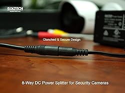 SOLTECH 8 Way DC Power Supply Splitter for Security