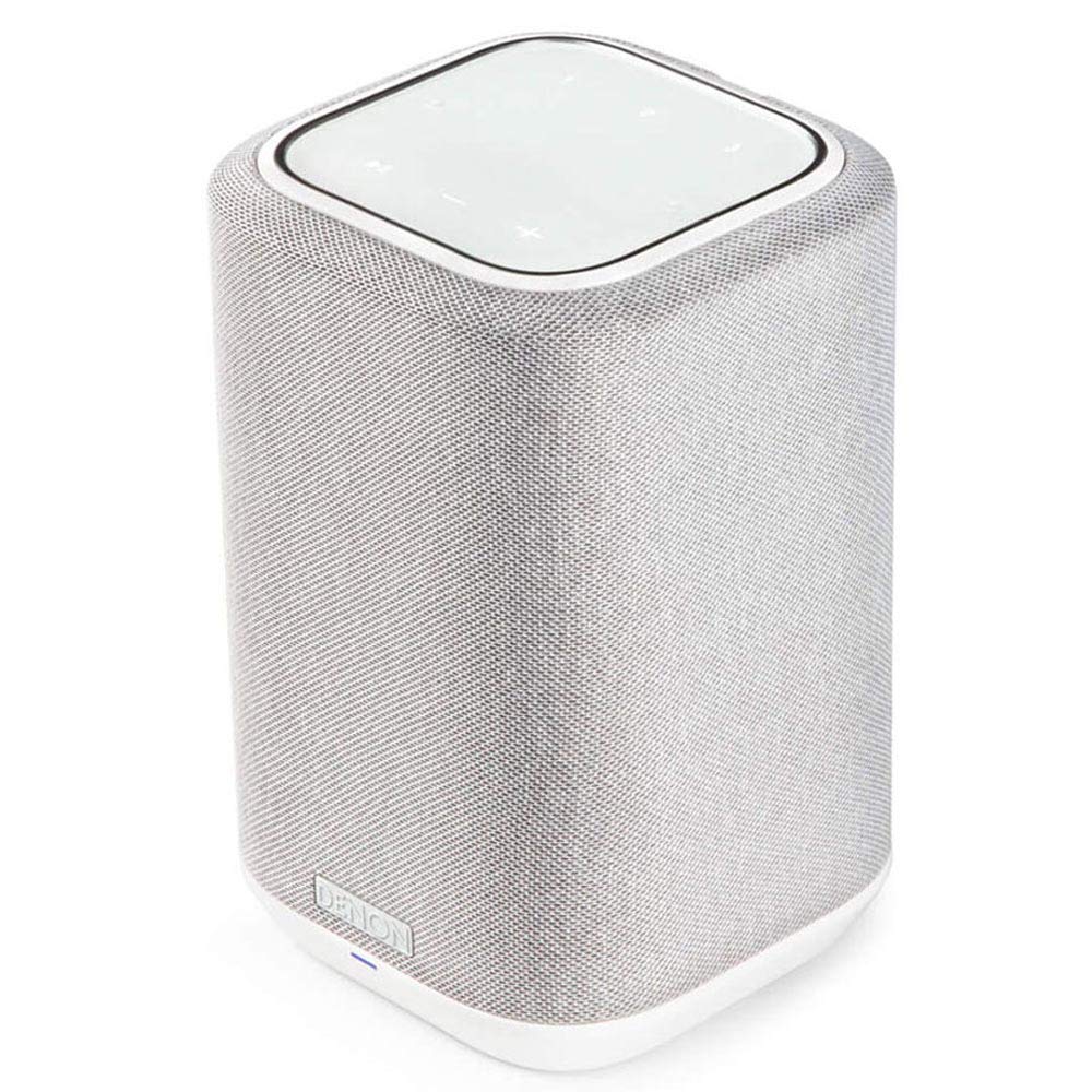 Altavoz inteligente inalámbrico Denon Home 150: diseño compacto, Wi-Fi y Bluetooth, HEOS integrado, Alexa integrado, Siri y AirPlay 2, Spotify Connect, soporte para varias habitaciones, blanco