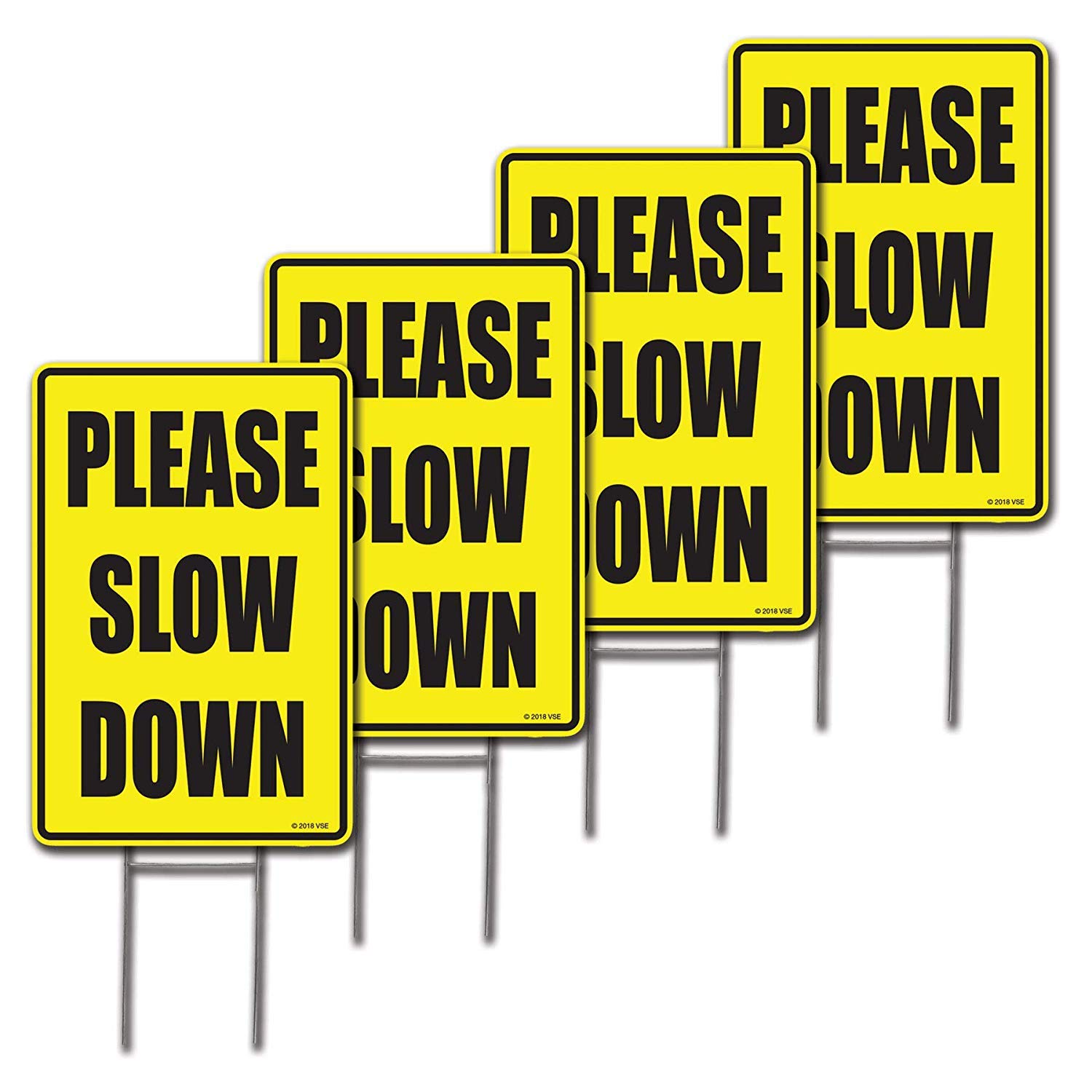 Please drive slowly sign. Think slowly. Please drive slowly sign. Please slowly. Please drive slowly.