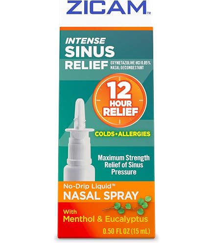 Amazon.com : Zicam Intense Sinus Relief Nasal Spray, 12 Hour