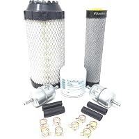 CFKIT Service Filter Kit for Kubota ZD1211 ZeroTurn Mowers