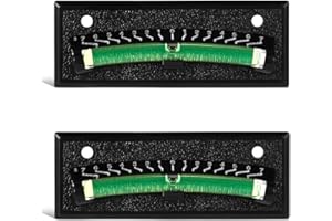 2 Pcs RV Level Bubbles, Graduated Scale Leveling System, Stick on Bubble Level for Precision Leveling, High Visibility Green 