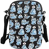 MNIGIU Anime Lover Gift Tiger Themed Crossbody Bag Otaku Stuff Animal Shoulder Bag Anime Inspired Gift
