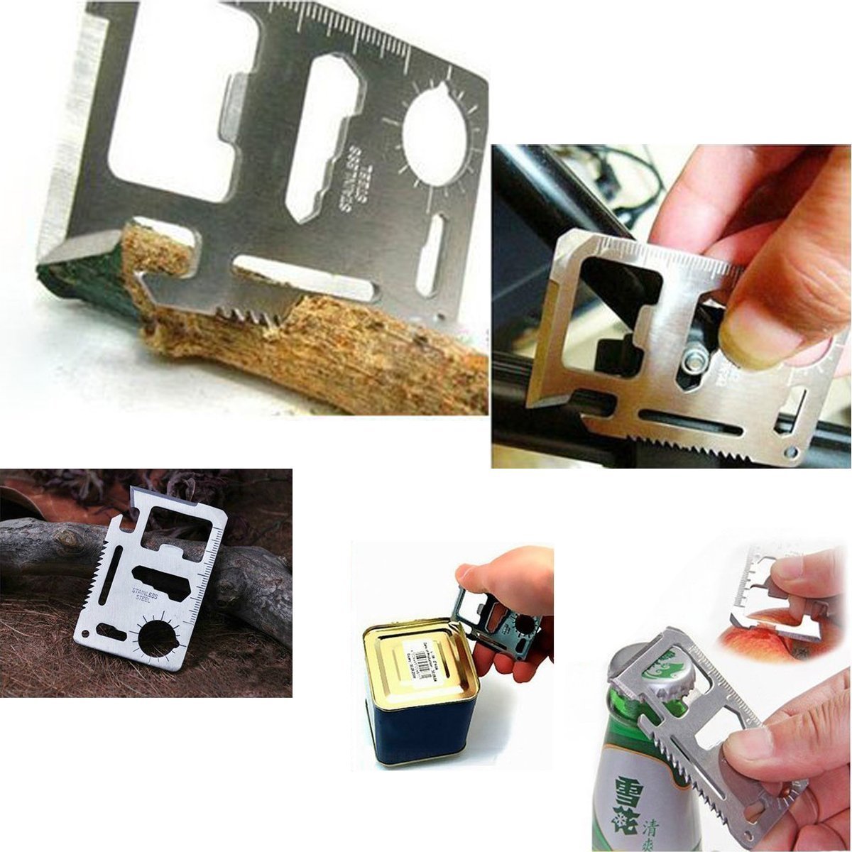 Outdoor Survival Kit,10 in 1 Professional Emergency Survival Kits Tools with Fire Starter Whistle Survival Flashlight Tactical Pen etc For Outdoor Travel Hike Field Camp