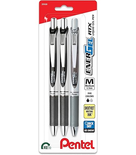 Energel BL80 – Bolígrafo Retráctil De Tinta De Gel Líquido, 0.039 In