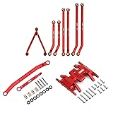 INJORA RC High Clearance Chassis Links, Skid Plate