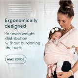 KOALA BABYCARE Koala Babycare Baby Sling Easy to Wear Pink Ergonomic view 7