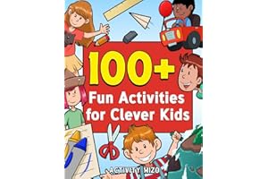100+ Fun Activities for Clever Kids: Puzzles, Mazes, Coloring, Crafts, Dot to Dot, and More for Ages 4-8 (Jumbo Pack - Book Bundle)