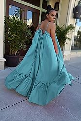 Women's Sexy Spaghetti Strap Sleeveless Ruffle Hem