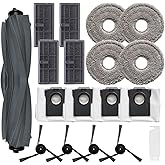 Mop Cloths Bags Side Brush Accessories Kit For MOVA for P50 Pro For Ultra Vacuum Cleaners, Vacuums Replacement Part Mop Cloth