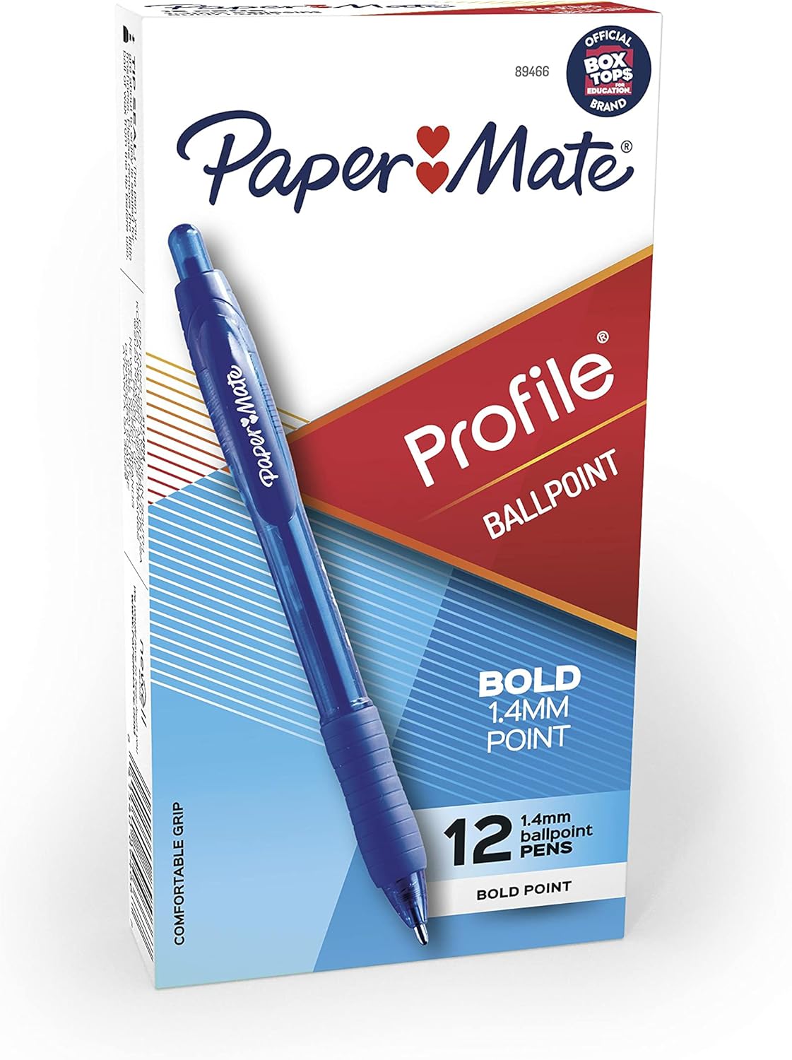 Paper Mate Profile Retractable Ballpoint Pens 12 count : Ballpoint Stick Pens : Office Products