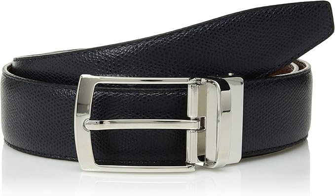 Amazon Bugatchi メンズ ファッション クラシック ソリッド レザーベルト ベルト 通販