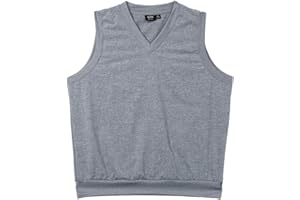 Akwa Made in USA Men's Microfiber Water Repellent V-Neck Pullover Golf Vest