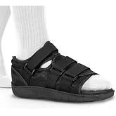 BraceAbility Post Op Shoe for Broken Toe, Foot Fracture &amp; Surgery - Women L
