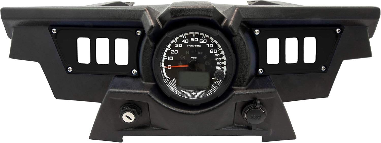 thumbnail image 2 of 5 Gang Rocker Toggle Switch Panel Plate For Polaris RZR 800 900 XP 570 UTV Dash 2 of 2