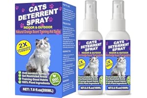 Peturarion Cat Deterrent Spray - Cat Scratch Deterrent Spray for Furniture Protection, Scratch & Chew Deterrent Fei