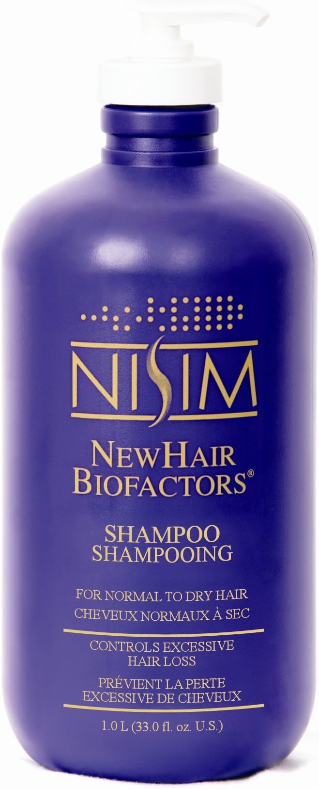 Nisim New Hair Biofactors Shampoo for Normal to Dry Hair 1 litre