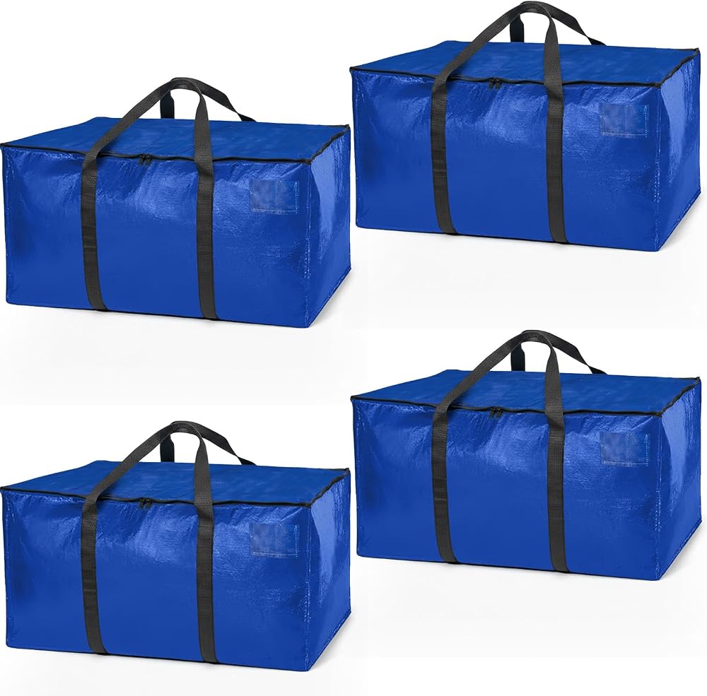 ClearSpace Heavy Duty Moving Boxes Storage Bags 2 Pack Large 86L 50lb