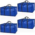 ClearSpace Heavy Duty Storage Bag - Large Moving Boxes with Backpack Straps, Zippers & Handles - Perfect for Traveling, Campi