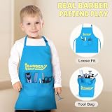 Sanlebi Barber Shop for Kids Role Play Set 21 Pcs Hair Salon Toy 3+ view 4