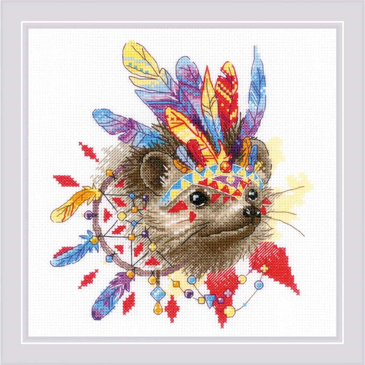 Riolis 1944 Counted Cross Stitch Set, Cotton, Multi-Colour, 20 x 20 cm