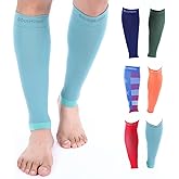Doc Miller Compression Calf Sleeve for Men & Women – 20-30mmHg Graduated Support for Running, Shin Splints, Calf Strain – Knee High, Small to 6XL Plus Size