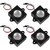 DWEII 4PCS 3 Watt 8 Ohm Single Cavity Mini Speaker Full-Range Cavity Mobile Portable Advertising Machine Speaker Connector Separating Interface 3.3V 5V for a Variety of Small Electronic Projects