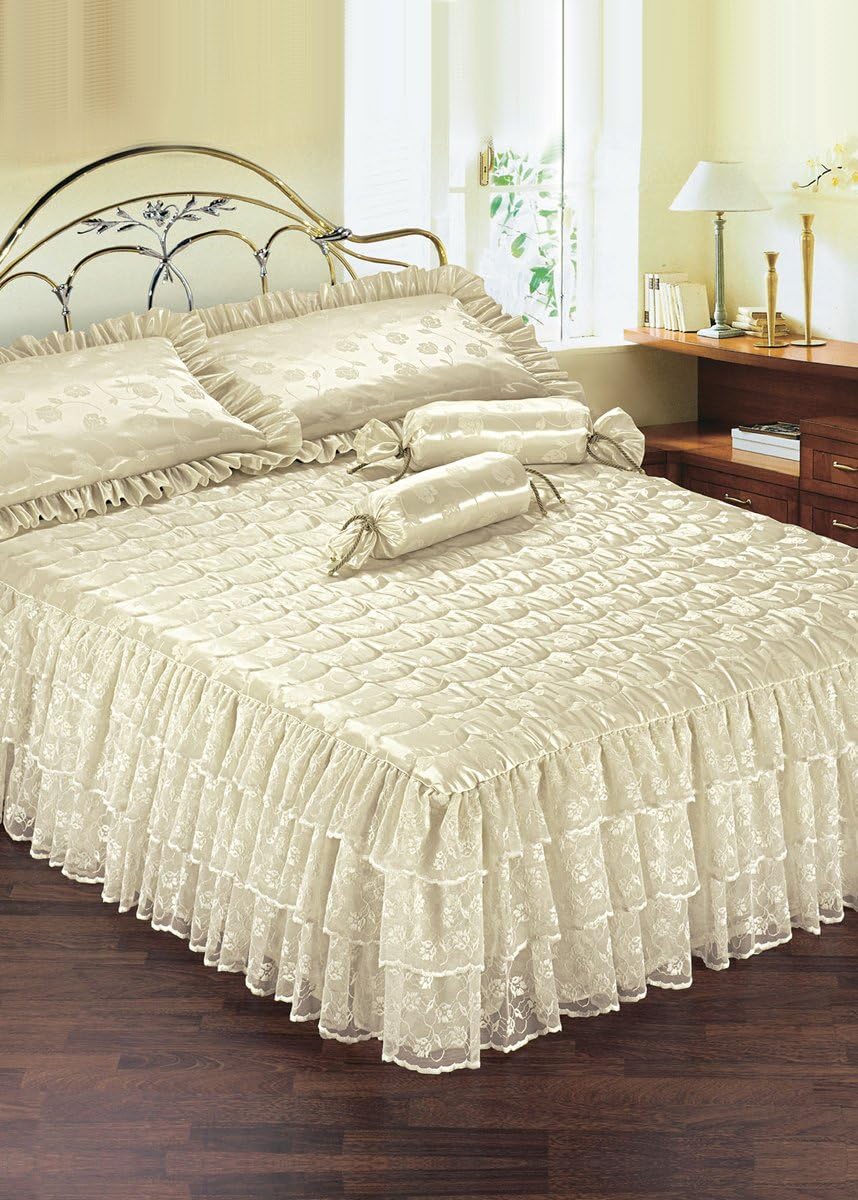 Gonna Per Letto Con Volant - Coprimaterasso Antipolvere 71x132+38cm - Rosa - In Microfibra - Foto 2