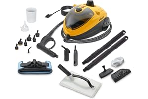Wagner Spraytech 0282014 915e On-Demand Steam Cleaner & Wallpaper Removal, Multipurpose Power Steamer, 18 Attachments Include