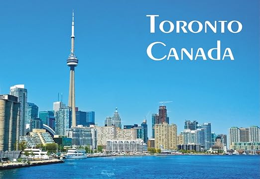 Amazon Com Toronto Canada Capital Of Ontario Cn Tower Magnet 2 X 3 Photo Fridge Magnet Kitchen Dining
