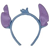 Unique Disney Lilo & Stitch Blue Headband with Adorable Stitch Ears - (1 Pc.) - Perfect for Kids & Adults - Ideal for Theme Parks, Cosplay, and Everyday Wear