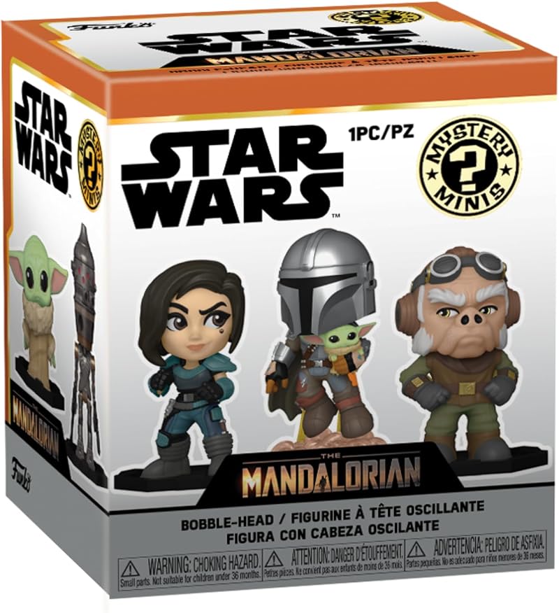 Funko Mystery Mini Star Wars The Mandalorian 1 of 12 Figures Styles Vary