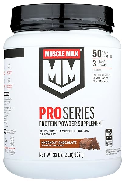 MUSCLE MLK PRO SERIES 50 KNOCKOUT CHOCOLATE, 2 POUNDS