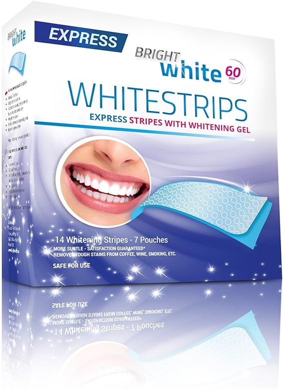 Teeth Whitening Strips 14 Bright White EXPRESS PROFESSIONAL Whitening