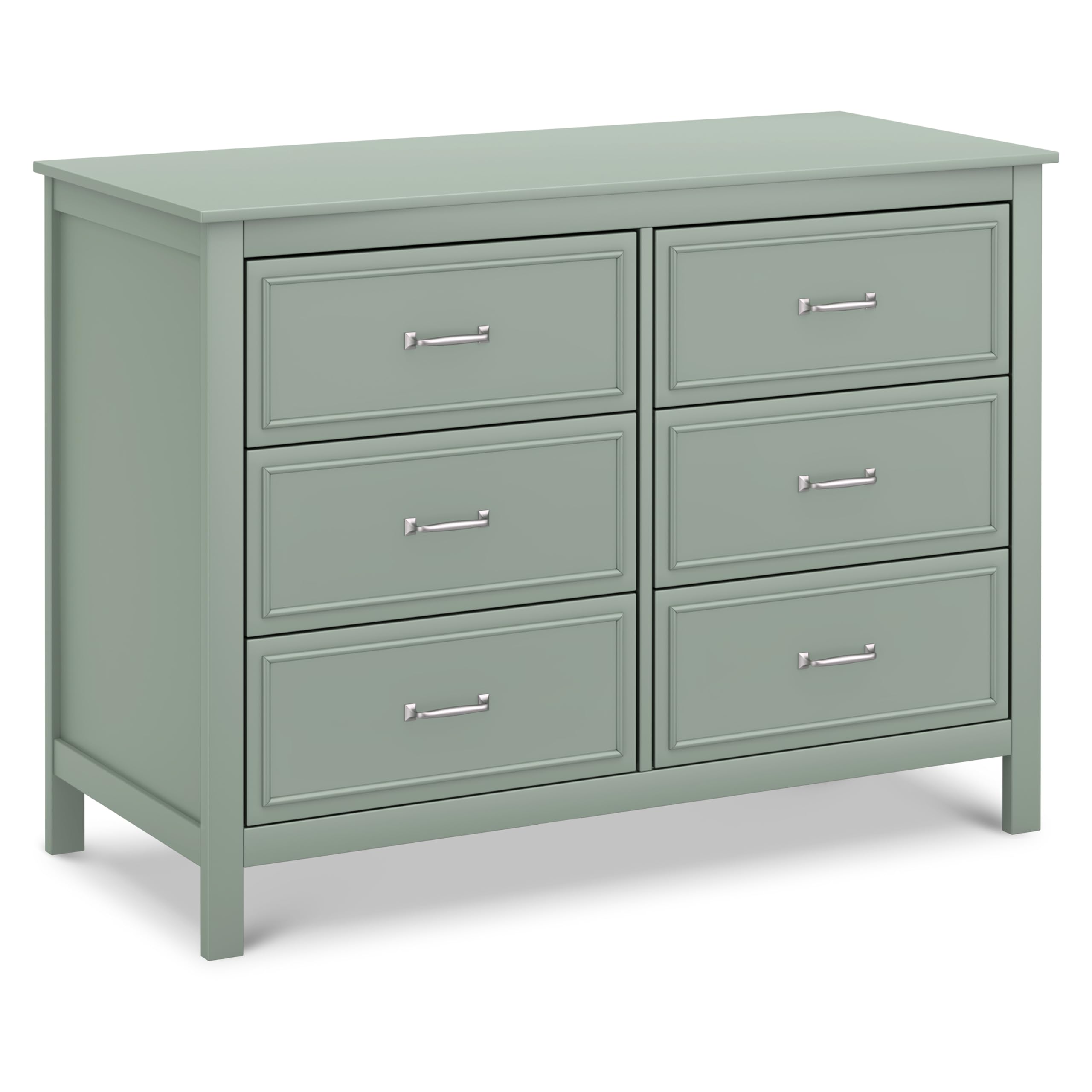 Photo 1 of ***DAMAGE:MINOR*** DaVinci Charlie 6-Drawer Double Dresser in Light Sage, GREENGUARD Gold Certified