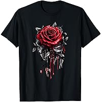 Amazon.com: Beautiful Black Rose Flower Silhouette Dark Botanical