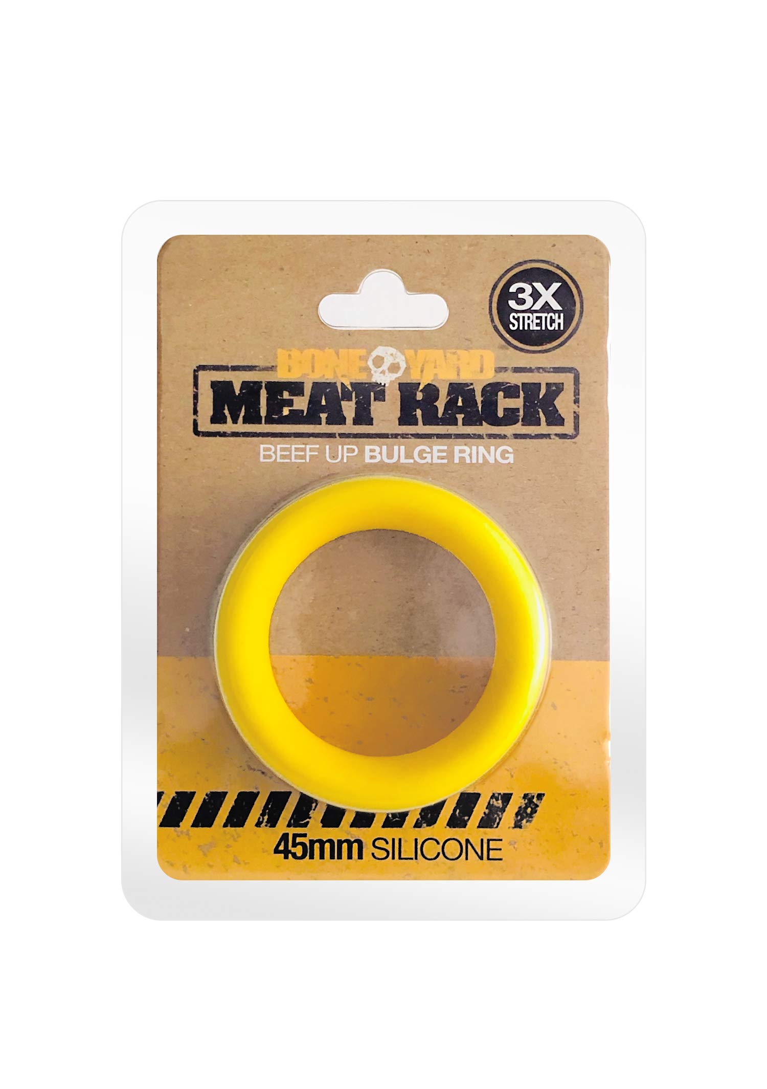 Boneyard Meat Rack Cock Ring, Yellow