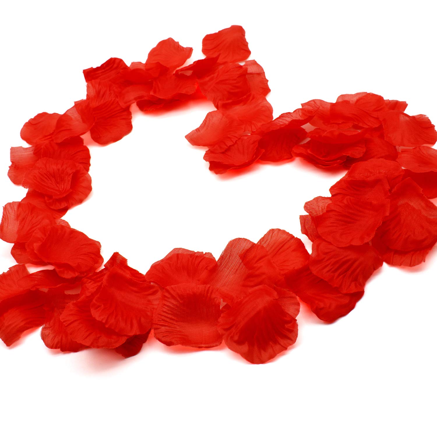 AKORD 1000 Silk Rose Petals, Fabric, Red, 4.5 x 5 x 0.02 cm