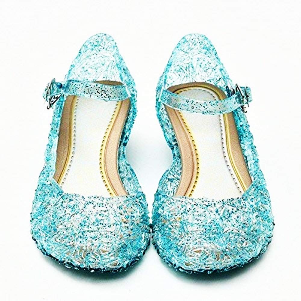 Calzature Suola 18 Cm Bambina Idea Regalo Natale Cenerentola Scarpe Frozen  Elsa Colore Blu con Glitter Carnevale Halloween Travestimento Cosplay  Principessa Anna urban-earth.co.uk