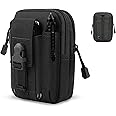 ONE WVW PIN Tactical Molle Pouch, Universal EDC Waist Bag Pouches, Outdoor Belt Bags Gear Tool Gadget Pocket with Cell Phone Holster
