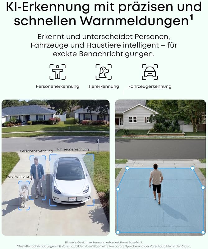 eufyCam C35, Überwachungskamera Außen, Solarpanel-kompatibel, ohne Abo