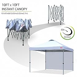 MASTERCANOPY Durable Pop-up Canopy Tent with 1